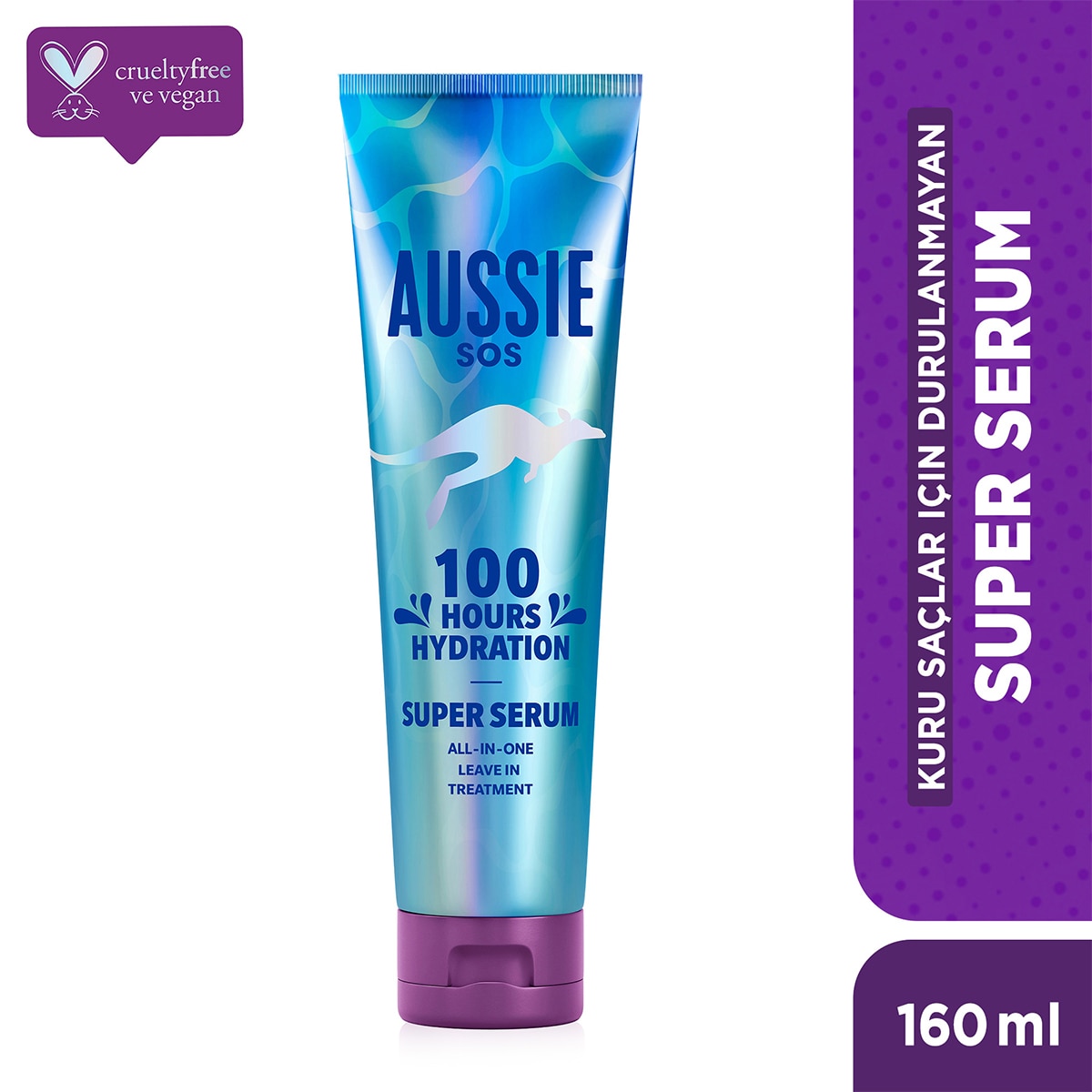  AUSSIE AUSSIE Aussie Sos Super Serum Durulanmayan Serum 160 ml  1 of 8 
