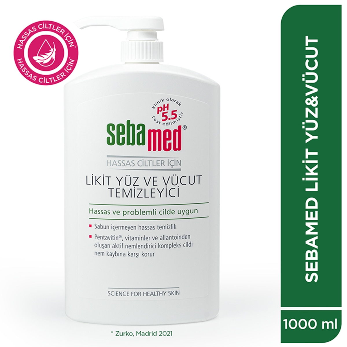  SEBAMED SEBAMED Sebamed Yüz ve Vücut Temizleyici Likit 1000 ml  Sebamed Yüz ve Vücut Temizleyici Likit 1000 ml