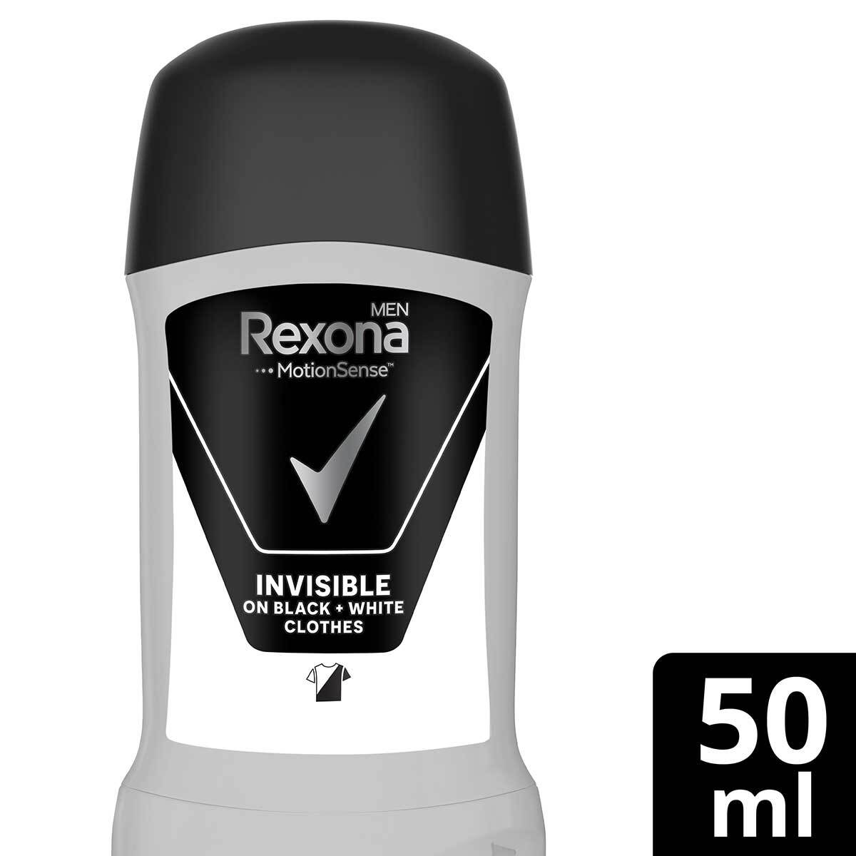 REXONA REXONA Rexona Men MotionSense Erkek Stick Deodorant Invisible On Black White Clothes 50 ml 1 of 1 Rexona Men MotionSense Erkek Stick Deodorant Invisible On Black White Clothes 50 ml