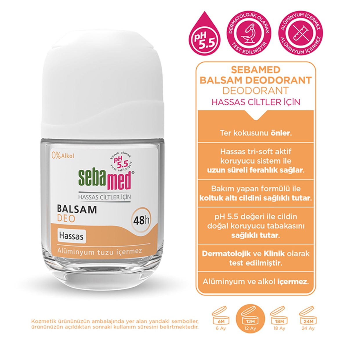 SEBAMED SEBAMED Sebamed Roll-On Sensitive 50 ml 1 of 3