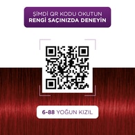 Palette Göz Alıcı Renkler Saç Boyası 6-88 Yoğun Kızıl