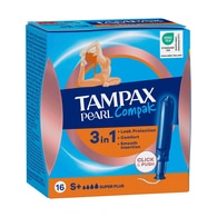 Tampax Pearl Compak Tampon Super+ 16'lı