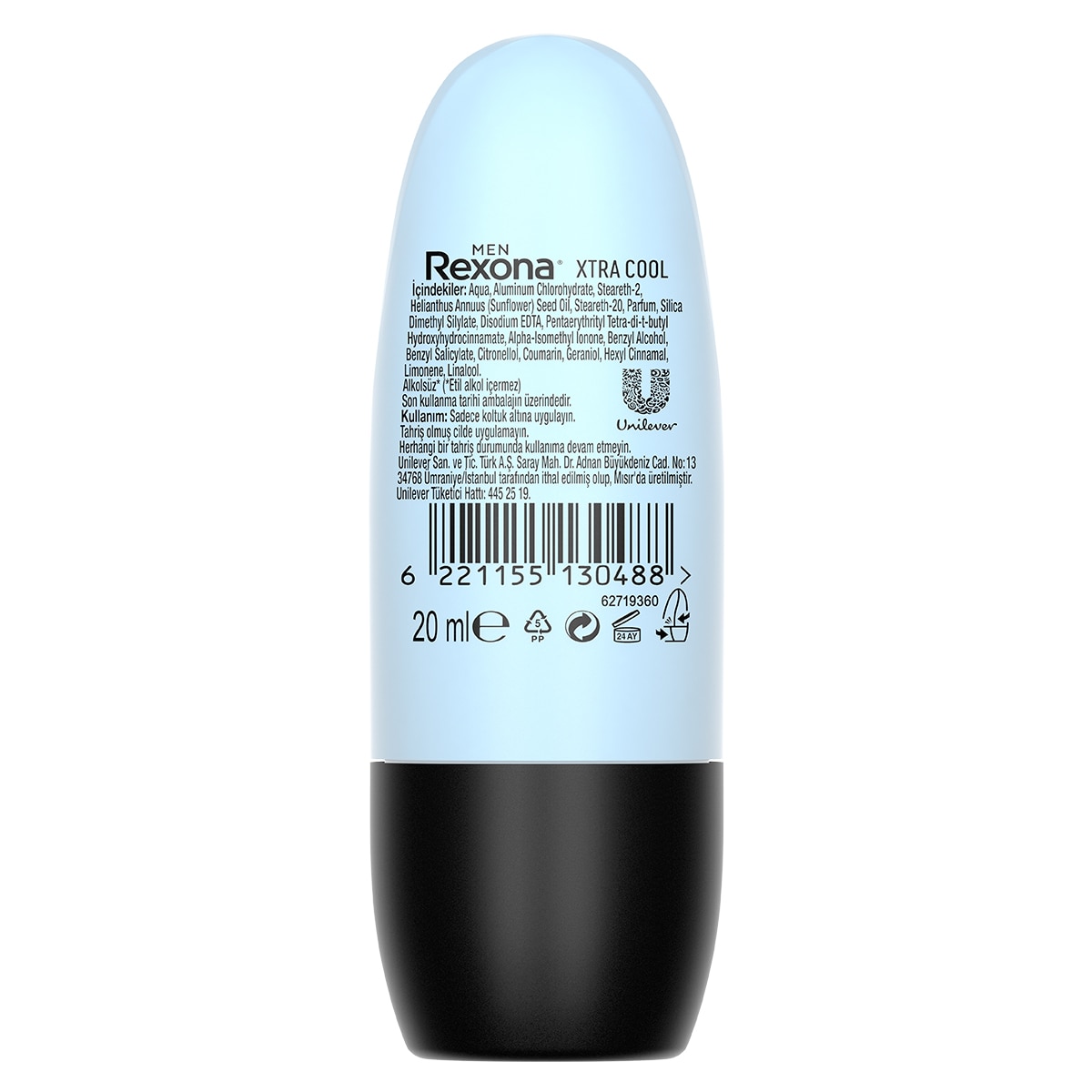  REXONA REXONA Rexona Men Xtra Cool Erkek Mini Roll On Deodorant 20 ml  1 of 7 