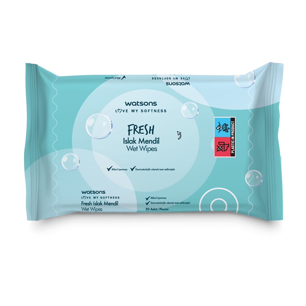 WATSONS WATSONS Watsons Islak Mendil Fresh S25 50'li 1 of 1
