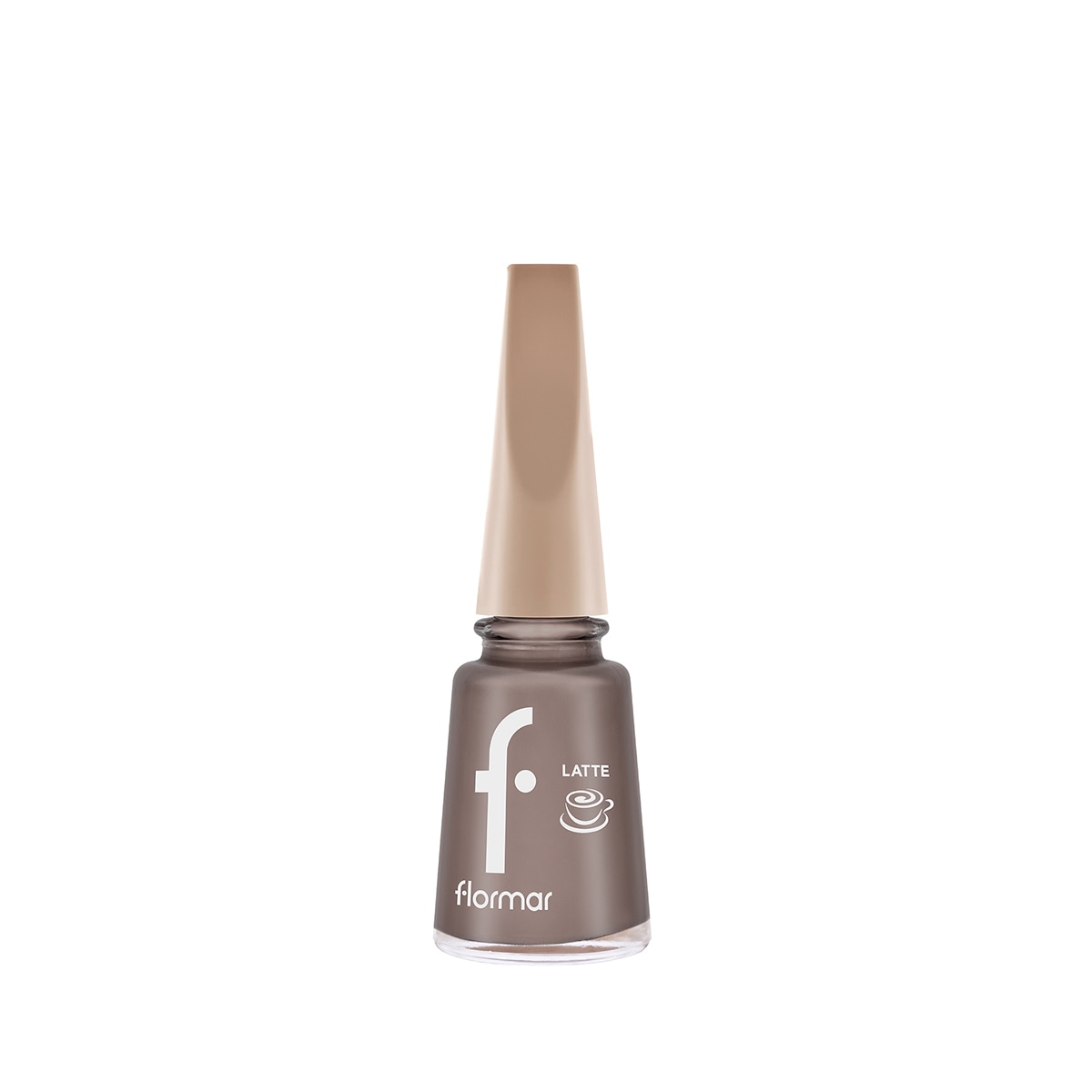  FLORMAR FLORMAR Flormar Latte Parlak Bitişli Kahve Tonlu Oje No: 008 Mocha Mist  1 of 6 