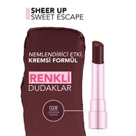  FLORMAR FLORMAR Flormar Sheer Up Yarı Transparan & Parlak Bitişli Nemlendirici Ruj No: 28 Clate Pudding  1 of 6 