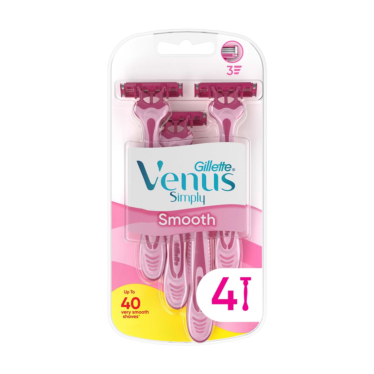 GILLETTE VENUS GILLETTE VENUS Gillette Venus Kullan At Tıraş Bıçağı 4'lü Paket 1 of 10