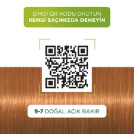 Palette Kalıcı Doğal Renkler 9-7 Doğal Açık Bakır
