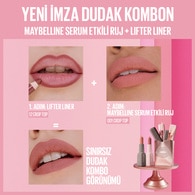Maybelline New York Serum Etkili Hyaluronik Asit ve Besleyici Yağ İçeren Ruj Satin Crop Top 001