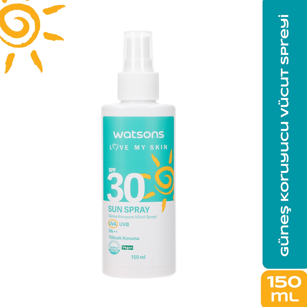  WATSONS WATSONS Watsons Vücut Vücut Güneş Kremi Sprey SPF30 150 ml 