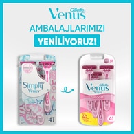 GILLETTE VENUS GILLETTE VENUS Gillette Venus Kullan At Tıraş Bıçağı 4'lü Paket 1 of 10