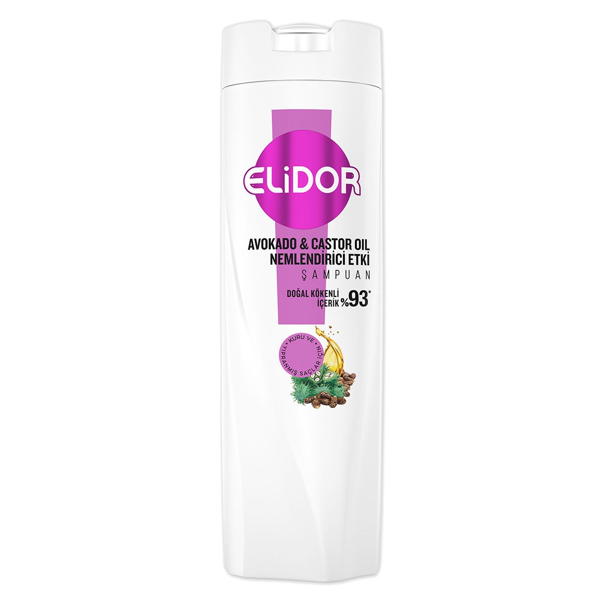  ELİDOR ELİDOR Elidor Şampuan Avokado & Castor Yağı 400 ml  1 of 7 