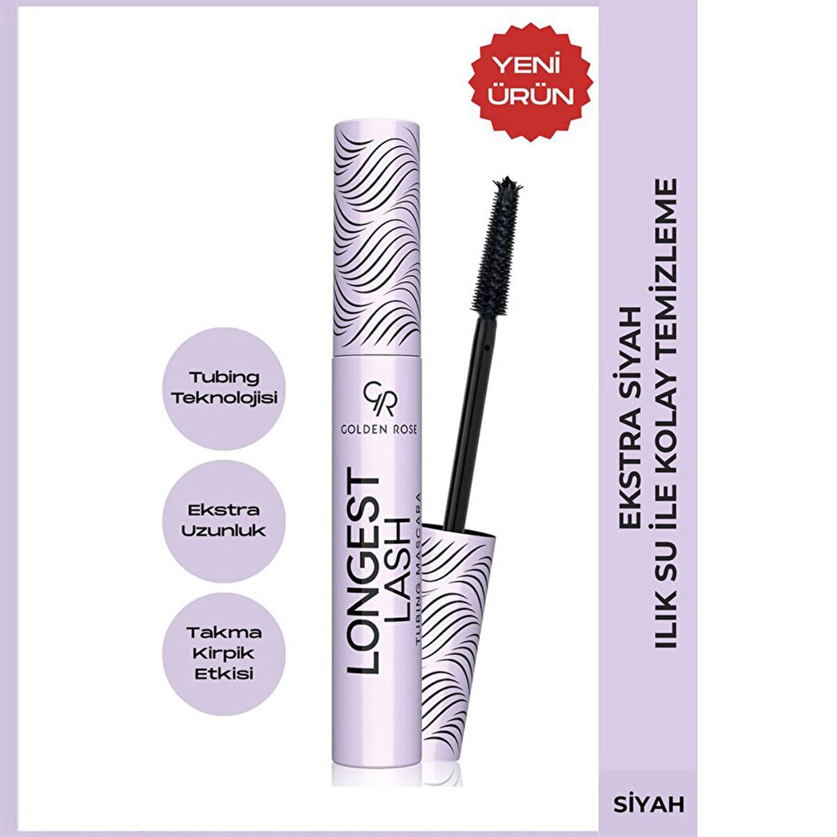  GOLDEN ROSE GOLDEN ROSE Golden Rose Longest Lash Tubing Maskara  Golden Rose Longest Lash Tubing Maskara