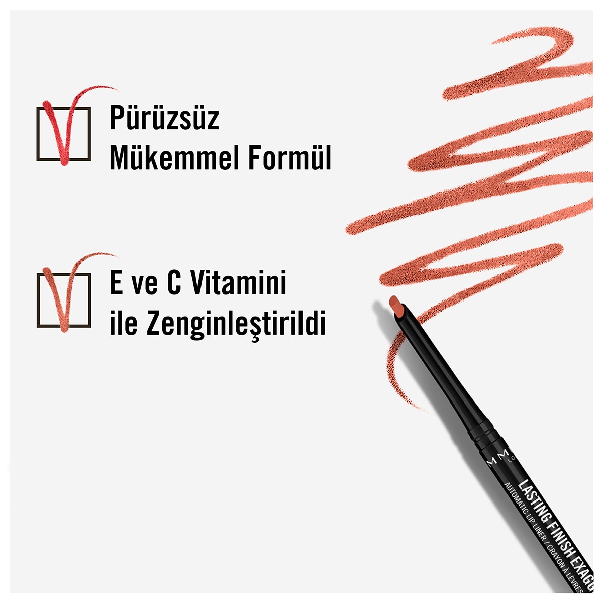  RIMMEL LONDON RIMMEL LONDON Rimmel London Lasting Finish Exag. Auto Dudak Kalemi Rosead.  1 of 5 