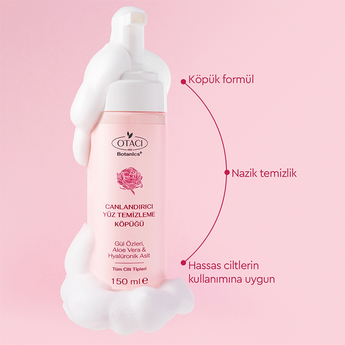  OTACI OTACI Otacı Botanics+ Canlandırıcı Yüz Temizleme Köpüğü 150 ml  1 of 11 