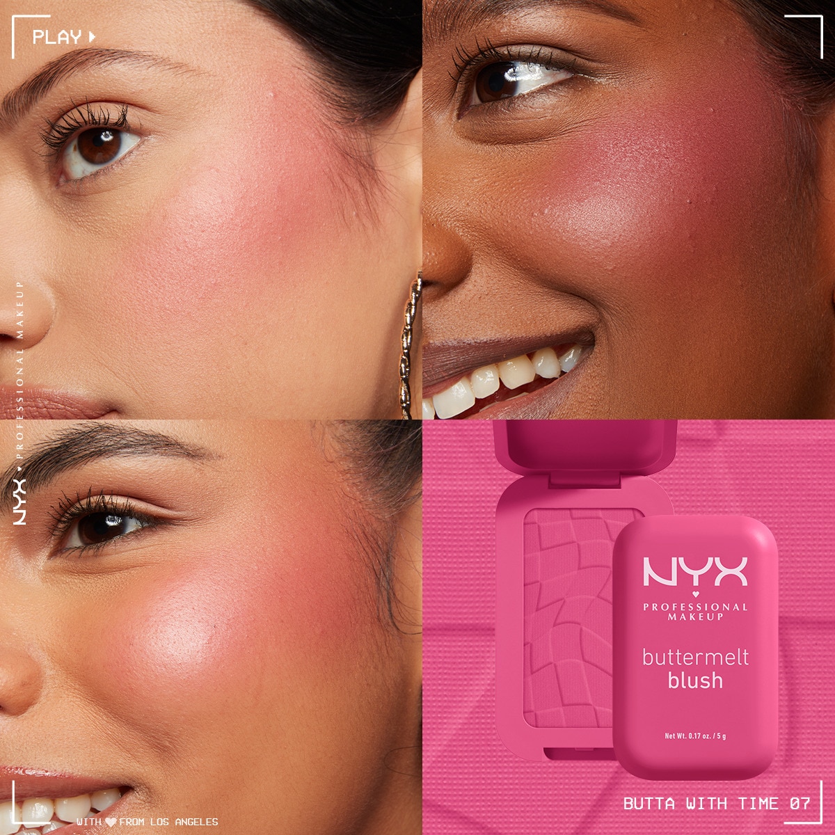  NYX NYX Nyx Professional Makeup Buttermelt Blush Kremsi Pudra Allık 07 Butta With Me  1 of 8 