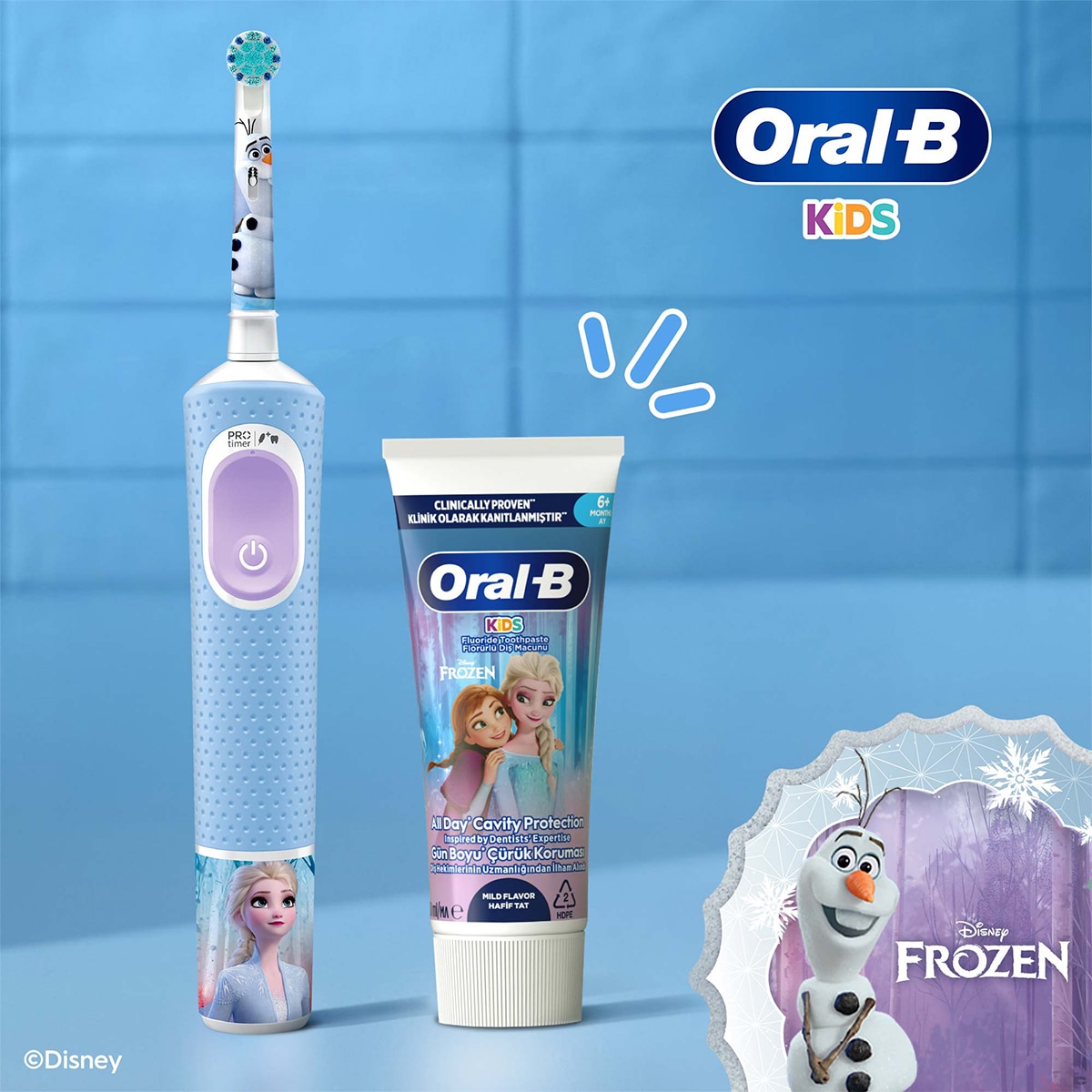 ORAL-B ORAL-B Oral-B Çocuk Diş Macunu Frozen 30 ml 1 of 12