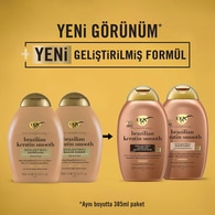 OGX Brezilya Keratin Şampuan 385 ml
