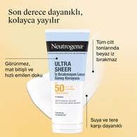  NEUTROGENA NEUTROGENA Neutrogena Ultra Sheer SPF50 Koruyucu Losyon 200 ml  1 of 11 