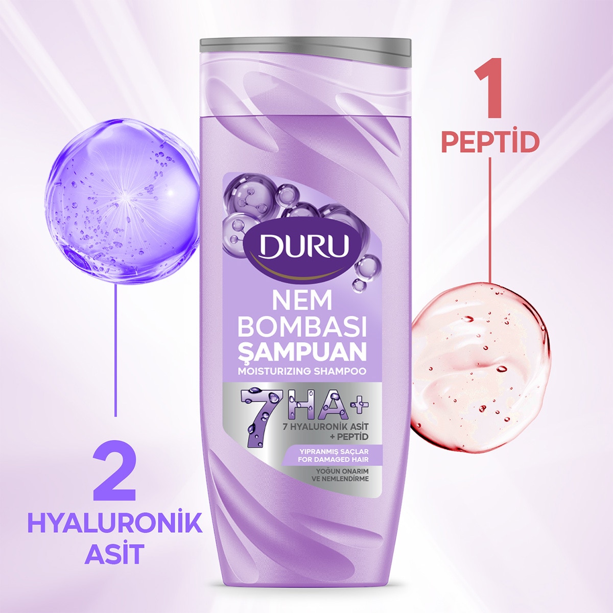  DURU DURU Duru Şampuan Yoğun Onarım ve Nemlendirme 400 ml  1 of 5 
