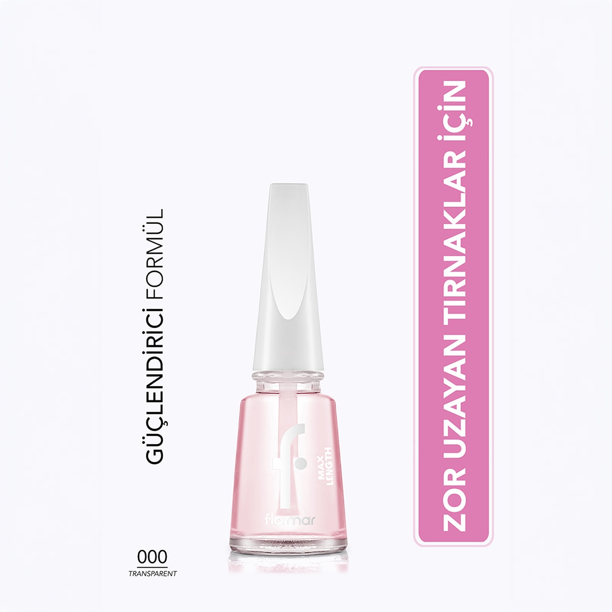 FLORMAR FLORMAR Flormar Max Lenght Uzamaya Yardımcı Oje Bazı 1 of 5
