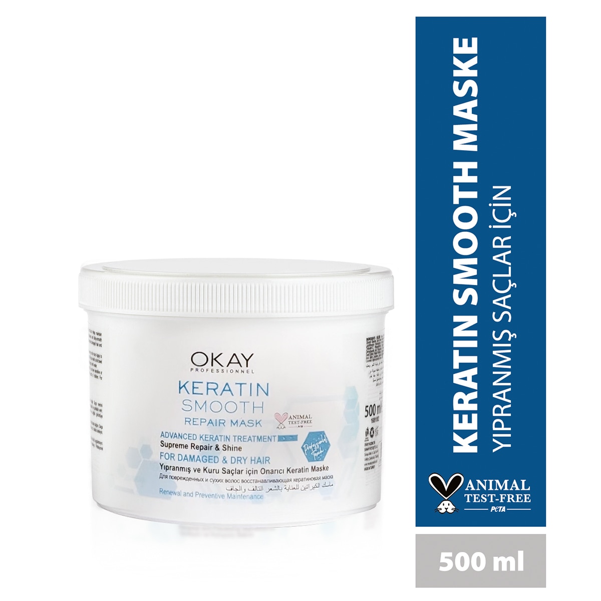 OKAY EXC. OKAY EXC. Okay Salon Formula Saç Maskesi Keratin 500 ml 1 of 4