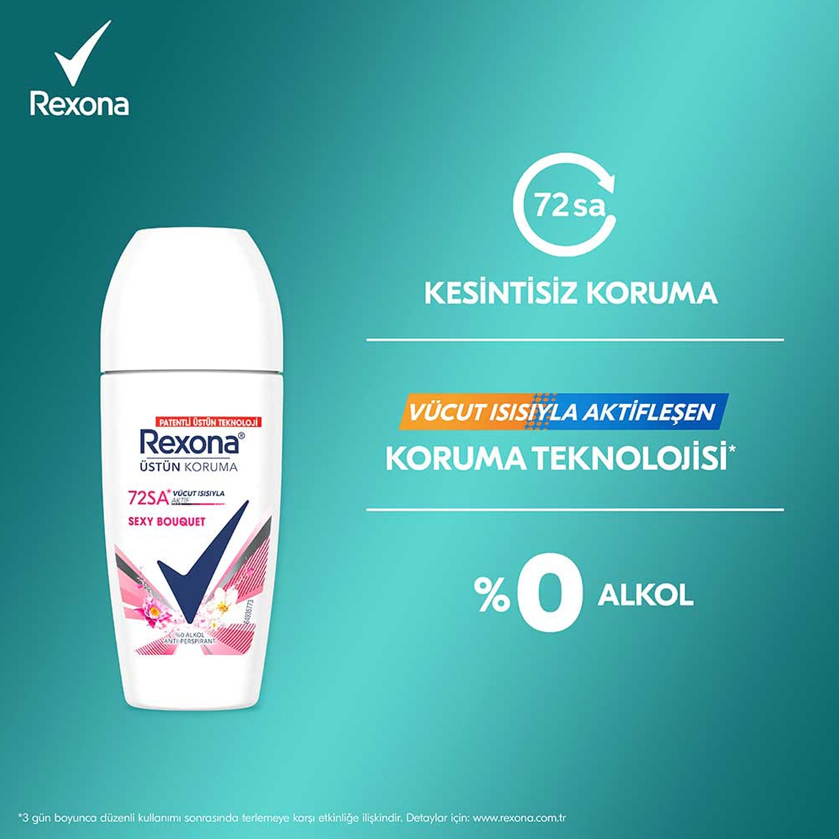 REXONA REXONA Rexona Women Deodorant Roll On Sexy Bouquet 50 ml 1 of 10