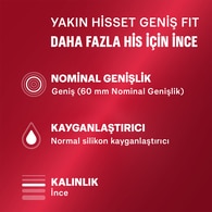 Durex Yakın Hisset XL İnce Prezervatif 16'lı