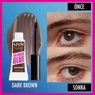Nyx Professional Makeup The Brow Glue Instant Brow Styler Kaş Sabitleyici Maskara Dark Brown