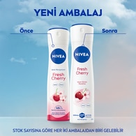 NIVEA DEO NIVEA DEO Nivea Kadın Sprey Deodorant Fresh Cherry 150 ml 1 of 7