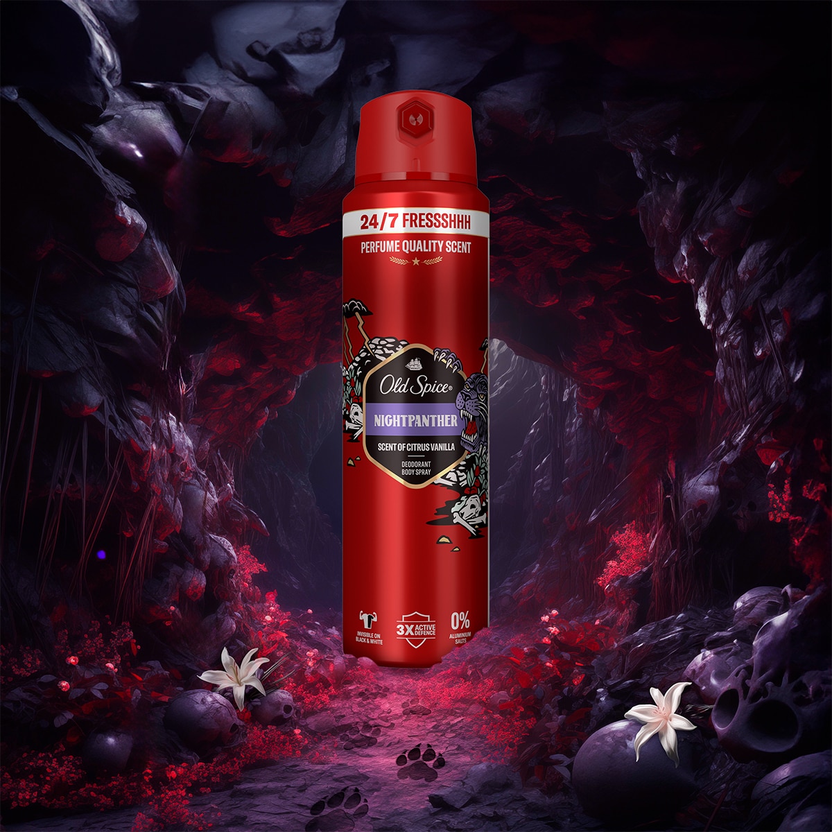 OLD SPICE OLD SPICE Old Spice Deodorant Spray Night Panther 150 ml 1 of 11