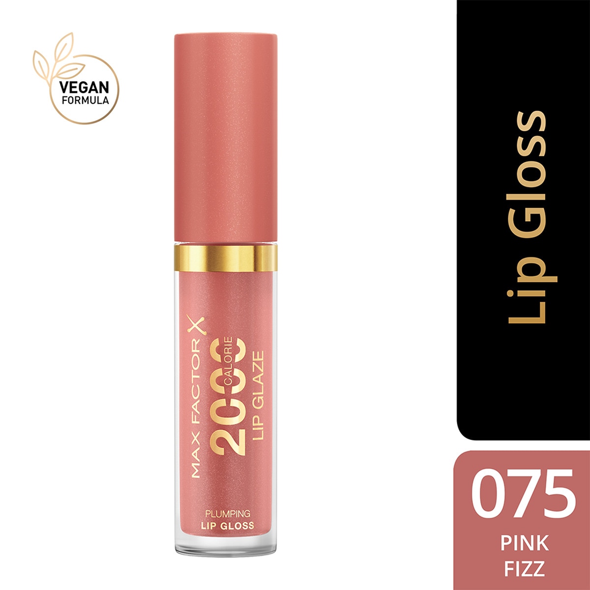  MAX FACTOR MAX FACTOR Max Factor 2000 Calorie Lip Glaze 075 Pink Fizz  1 of 5 