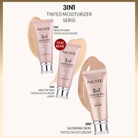 Note Cosmetique 3 in 1 Healthy Skin Light Tinted Moisturizer SPF 50 Renk Ton Eşitleyici Aydınlatıcı Krem 00 Açık Ton