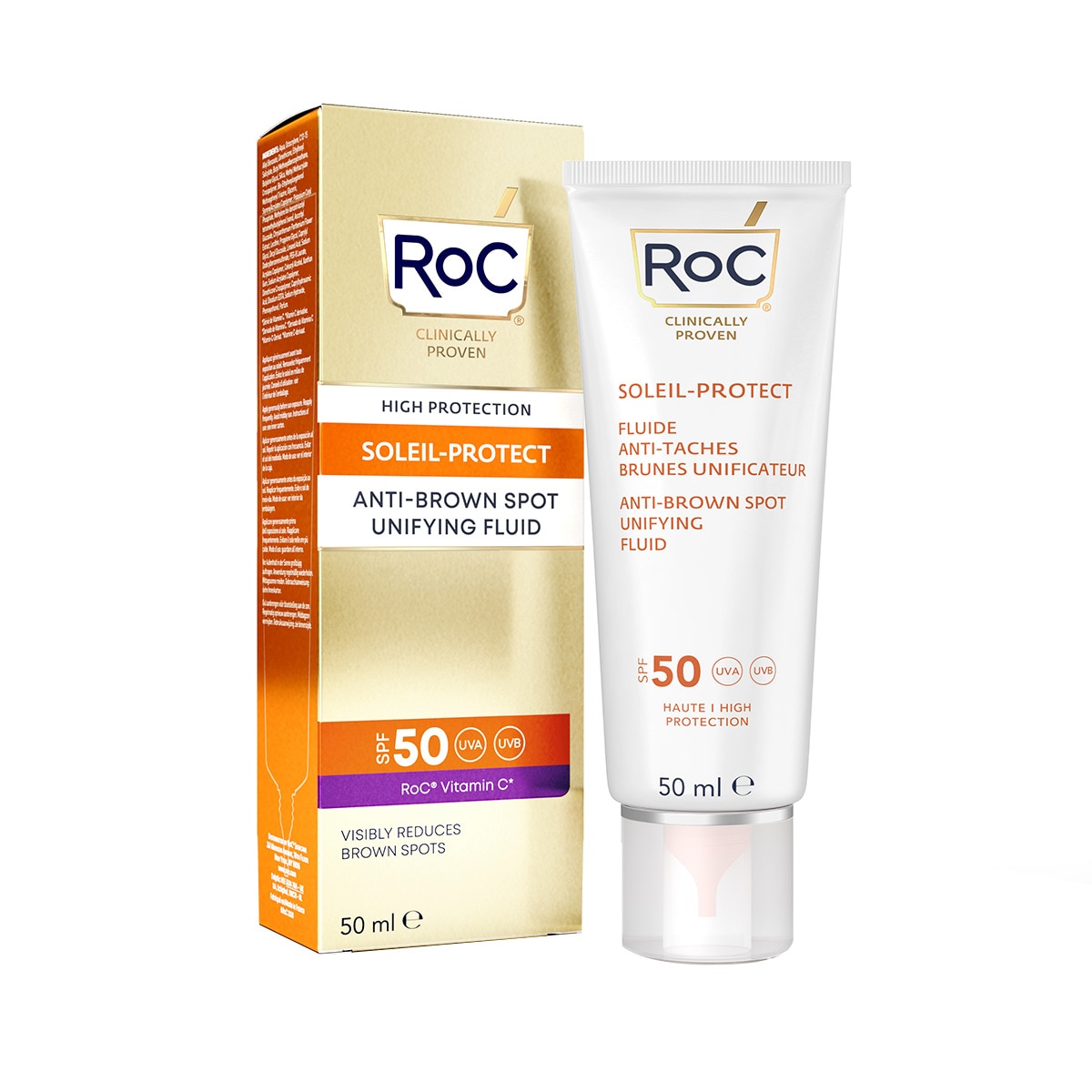  ROC ROC RoC Leke Karşıtı Yüz Güneş Kremi SPF 50 + 50 ml  1 of 3 