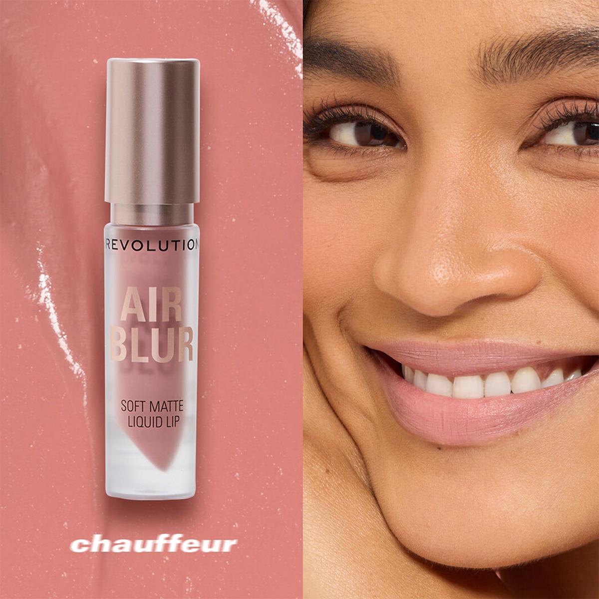  REVOLUTION REVOLUTION Revolution Air Blur Mat Lİkit Ruj Chauffeur  1 of 4 