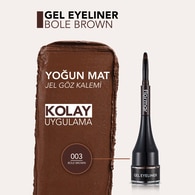  FLORMAR FLORMAR Flormar Jel Eyeliner Rev-003 Bole Brown  
