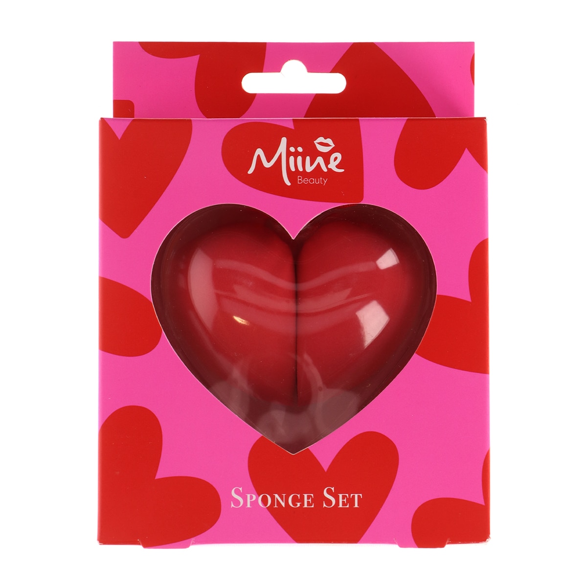  MIINE MIINE Miine Sevgililer Günü Sünger Seti 2'li  1 of 3 