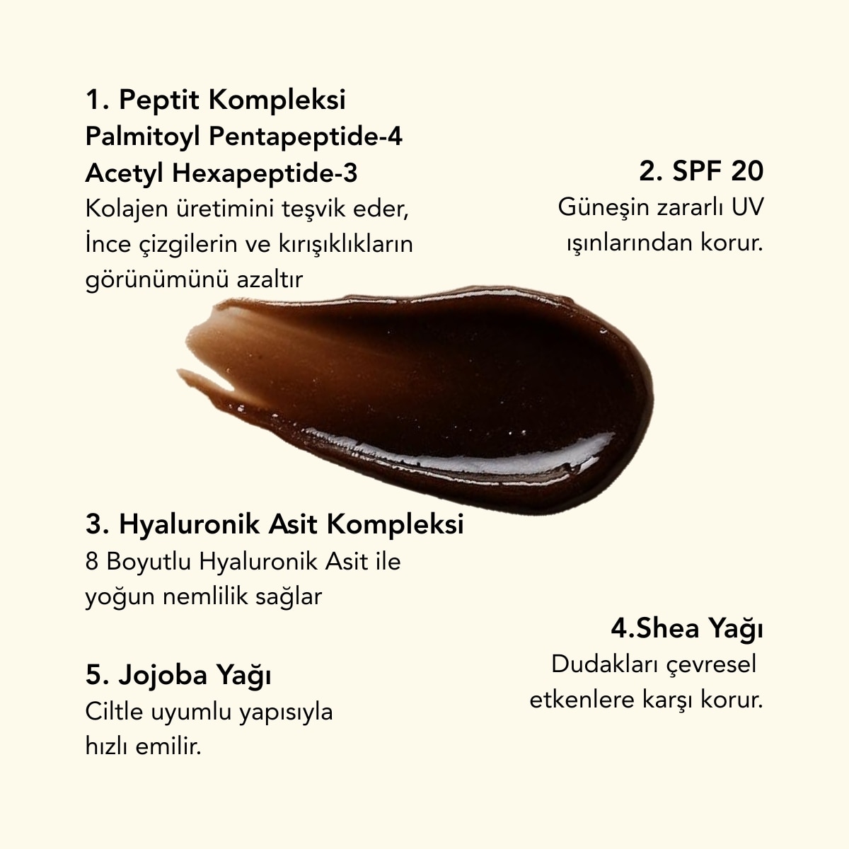  LA FAE LA FAE La Faé Black Coffee Peptide Lip Balm  1 of 4 