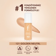FLORMAR FLORMAR Flormar Perfect Coverage Yoğun Pigmentli SPF30 Fondöten No: 121 Golden Natural