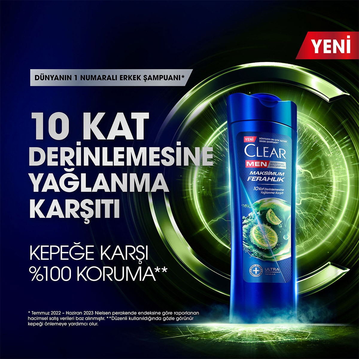 CLEAR CLEAR Clear Men Kepeğe Karşı Etkili Şampuan Maksimum Ferahlık 350 ml 1 of 11