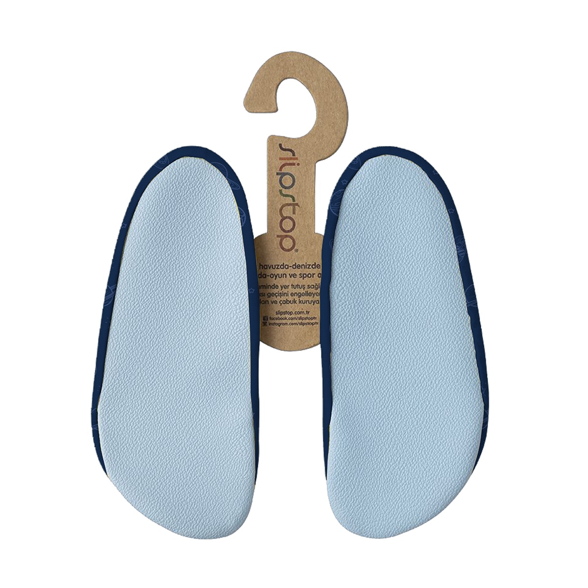  SLIPSTOP SLIPSTOP Slipstop 21-23 Numara Erkek Çocuk Kaydırmaz Ayakkabı Nasa  1 of 2 