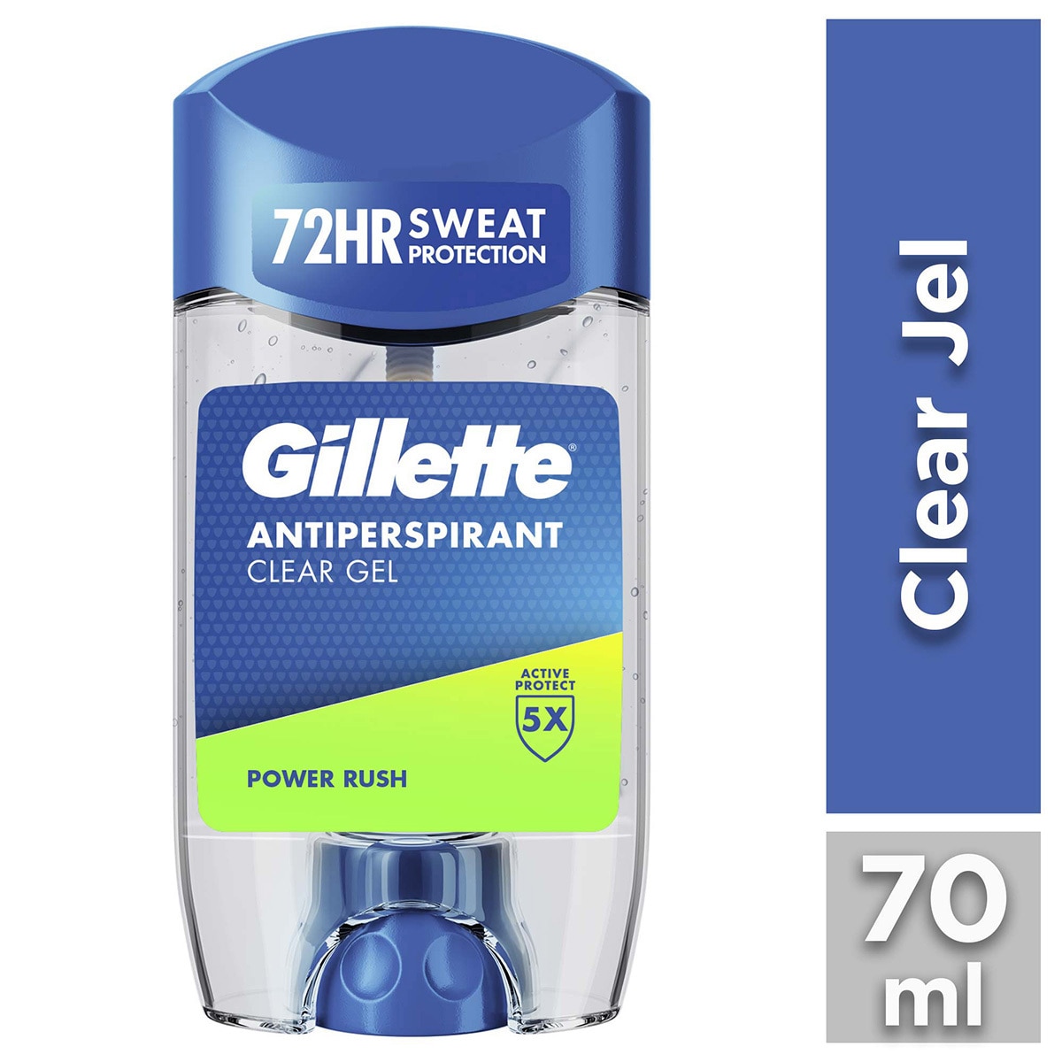  GILLETTE GILLETTE GILLETTE CLEAR JEL POWER RUSH DEO 70 ML  1 of 1 GILLETTE CLEAR JEL POWER RUSH DEO 70 ML