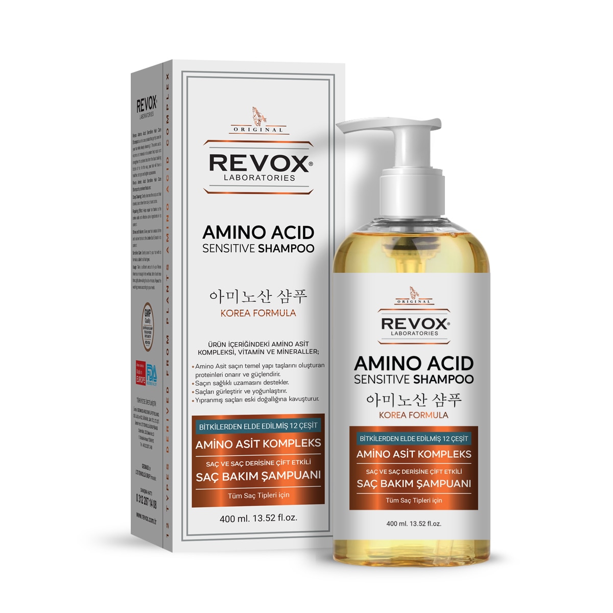 REVOX REVOX Revox Şampuan Amino Asit 400 ml 1 of 1