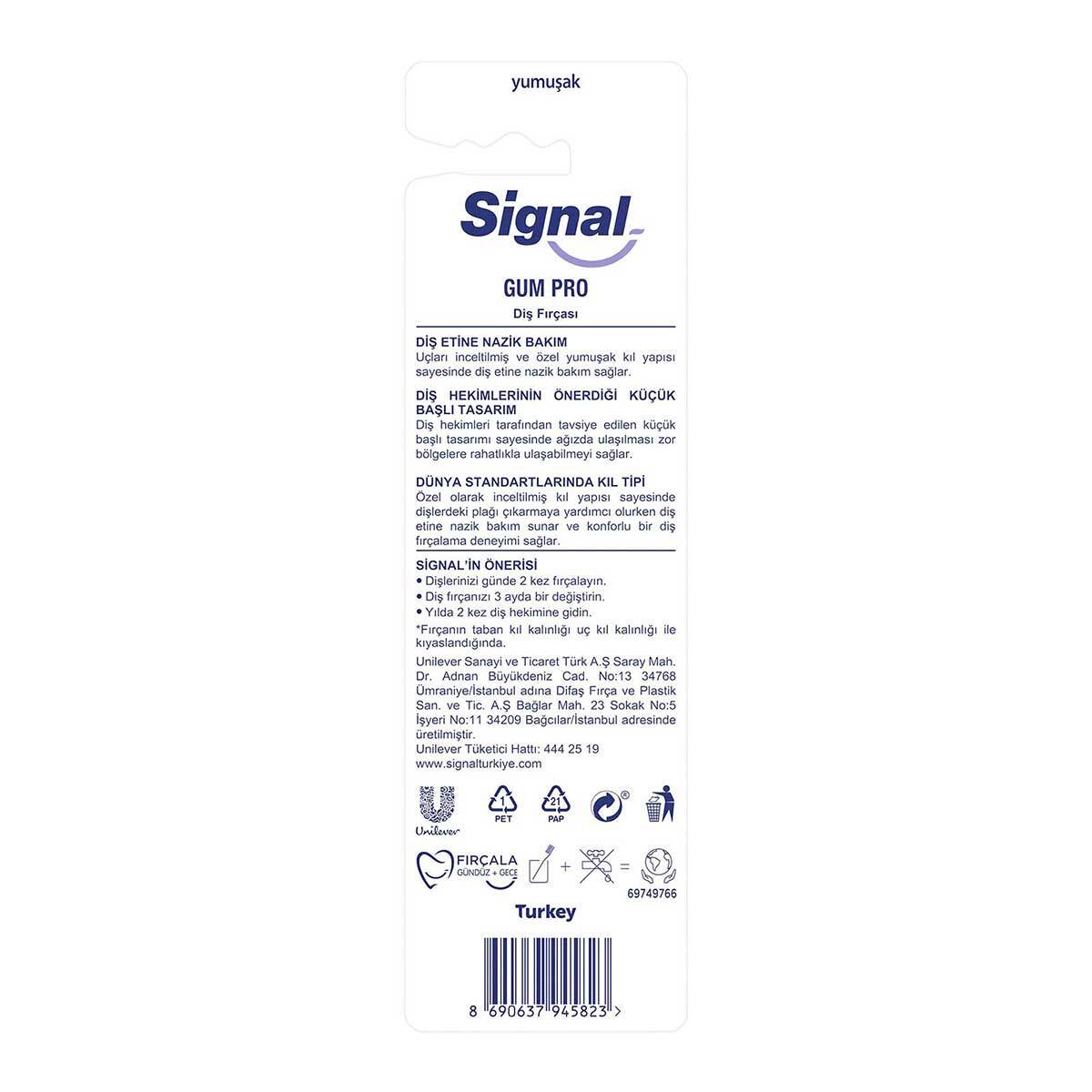  SIGNAL SIGNAL Signal Nazik Diş Eti Bakımı 1+1 Diş Fırçası  1 of 8 