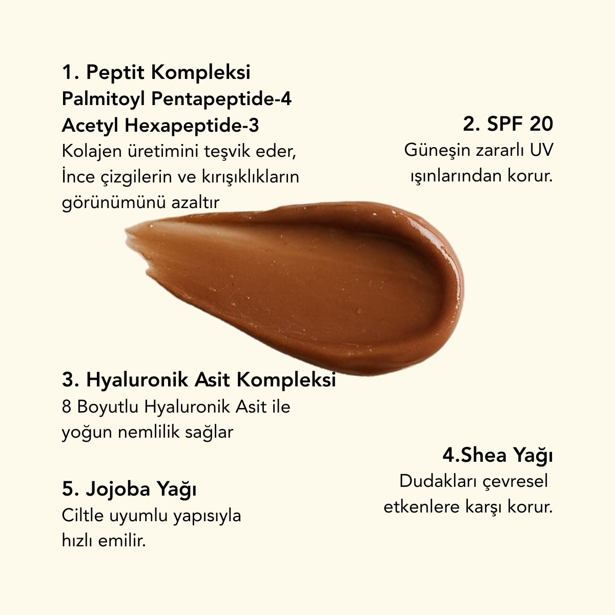  LA FAE LA FAE La Faé Mocha Chocolate Peptide Lip Balm  1 of 4 