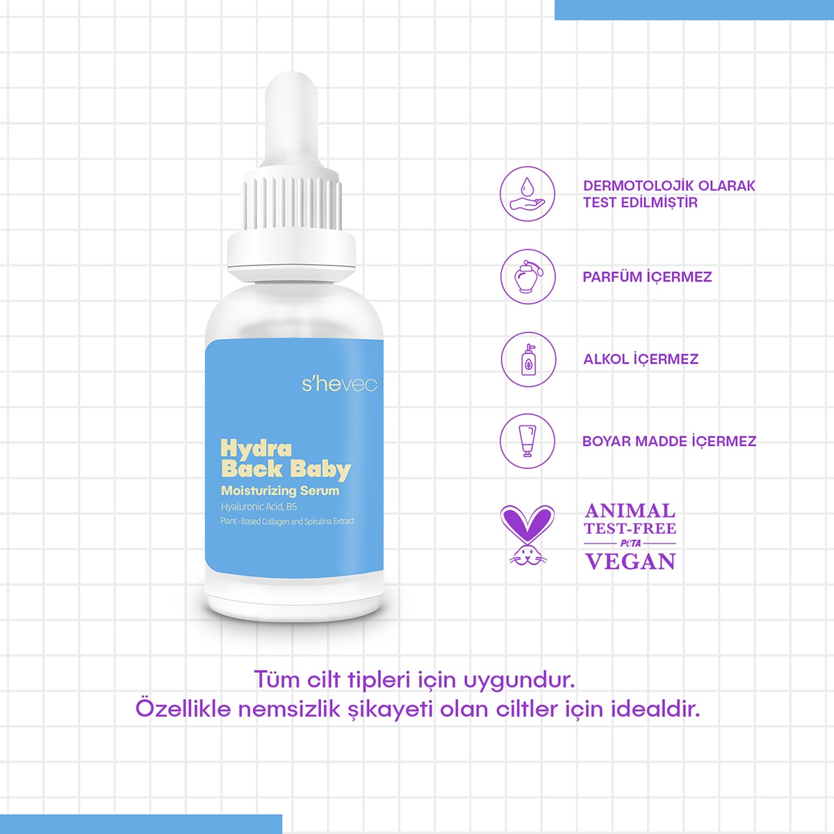 SHE VEC SHE VEC She Vec Hydra Back Baby Nemlendirici Serum 30 ml 1 of 9