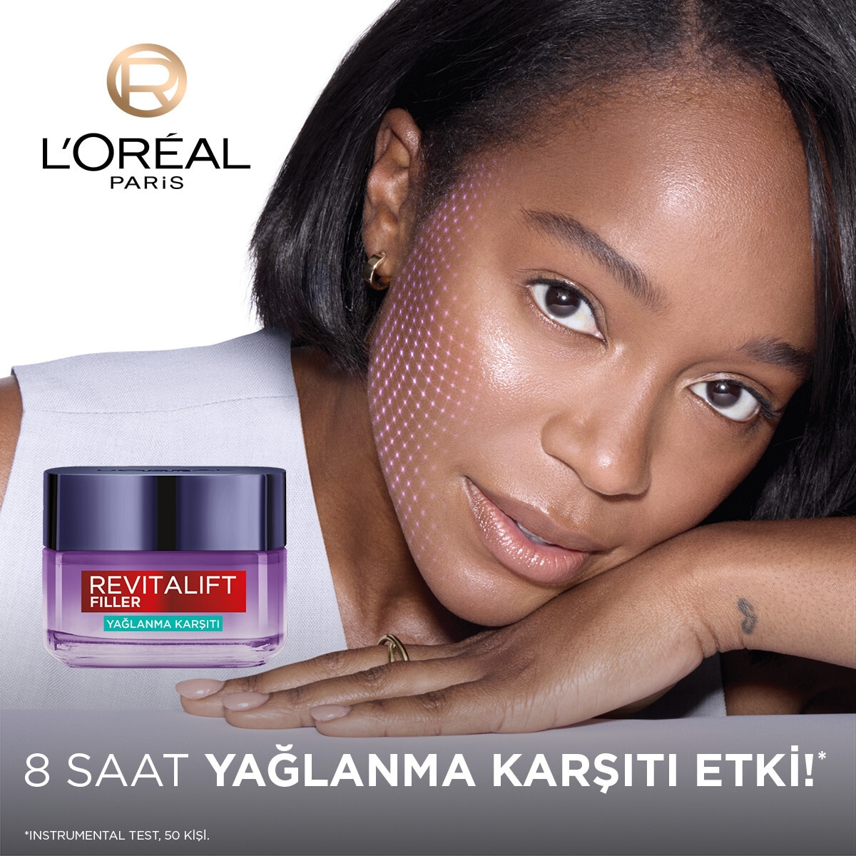  LOREAL PARIS LOREAL PARIS L'Oreal Paris Revitalift Filler Yağlanma Karşıtı Su Bazlı Nemlendirici Jel Krem Salisilik Asit & Hyaluronik Asit  1 of 7 