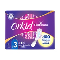 Orkid Platinum Hijyenik Ped Gece 6 Adet