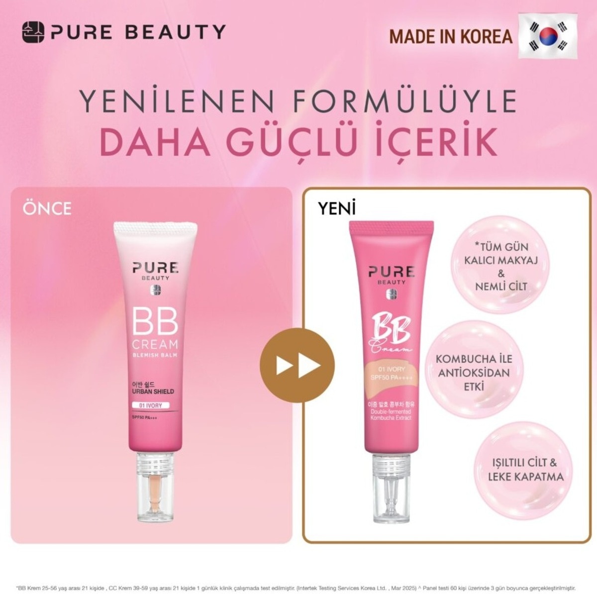  PURE BEAUTY PURE BEAUTY Pure Beauty BB Krem SPF50 PA++++ Ivory 30 ml  1 of 14 