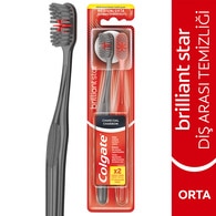 Colgate Brilliant Black 1+1 Diş Fırçası